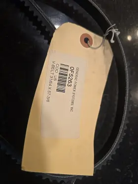 0f5263 Generac V-belt 31/64 X 57-3/8 0f5263 Generac V-belt 31/64 X 57-3/8