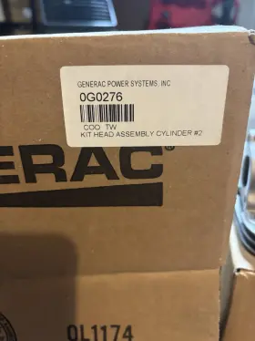 0e9304 Generac 0g0276 Genuine Head Kit Assembly Cylinder #2 For Generator