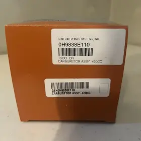 0h9838e110 Generac Original Oem Carburetor Part # Brand New