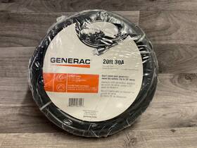 Generac 0j8455 6112 30 Amp Portable Generator Extension Cord 20 Ft - New