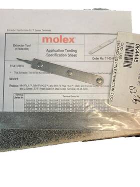 Generac 0k4445 0k4445- - Evo/molex Pin Extractor Tool