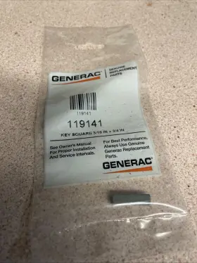 119141 Generac Key Square 3/16 Inch X 3/4