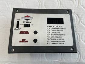 Generac 196655gs Briggs And Stratton Control Panel Assembly For Standby Generator