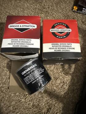 Generac 70185gs Lot Of 2 New Briggs And Stratton Oil Filter Oem