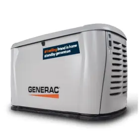 7259 Generac - 18kw Air-cooled Standby Generator Cellular Wi-fi And Bluetoo