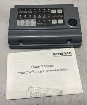 Generac G009851-1 Remote Annunciator Panel Surface Mount With 8 Relays New