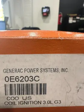 G2025203c Generac New Coil Ignition 3.0l G3 0e6203c
