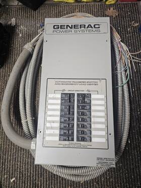 Generac Og7932a 100amp Ats And Load Center 120/240