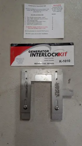 K-1010 Generator Interlock Kit Brand New # Residential Series K-1010 Generator Interlock Kit Brand New # Residential Series