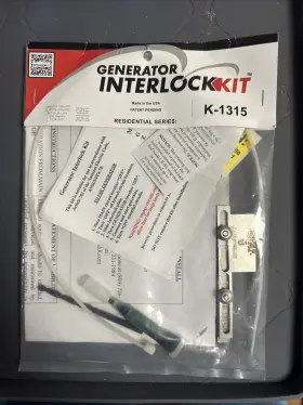 K-1315 Generator Interlock Kit # Residential Series