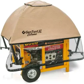 Gentent 744759644893 Xl Generator Running Cover - Universal Kit Extreme Tan For Larger Open Fram
