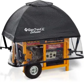 Gentent 757347497207 Gtxpfuaebk Xl Extreme Black Cover Universal Kit For Open Frame Generator