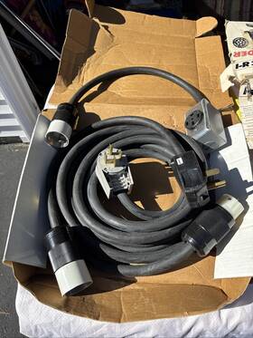 Gentran Rjb06425-1450p Gen-tran Generator Power Cord 50amp 25ft 6 Gauge 125/250v