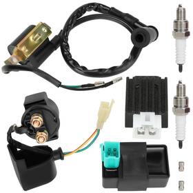 Grehua Gr-dq-2 Ignition Coil Starter Solenoid Voltage Regulator Cdi Compatible With