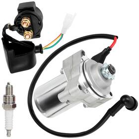 Grehua Gr-dq-4 3 Bolt Starter Motor And Solenoid Relay Compatible With Tao Tao