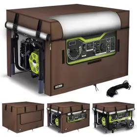 Cfx2202-medium Guyiss Generator Running Cover With Windproof Elastic Cord And Visual Operation Window