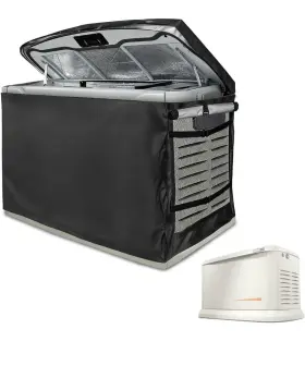 G007043 Hadisi Generator Cover 600d Outdoor Covers For 22kw Home Standby