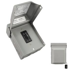 Hiitio Hds2-004 20 Amp Power Outlet Box 125 Volt 20a Wrtr Gfci Receptacles Heavy Duty Locka