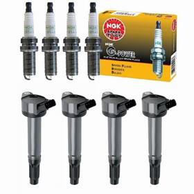 Hikaru Parts Hikaru2063 Ignition Coil Pack And Ngk Spark Plug Compatible With Toyota Highlander Rav4 Ve