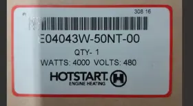 E04043w-50na-00 Hotstart E04043w-50nt-00 4kw 480v 3p Wp 12