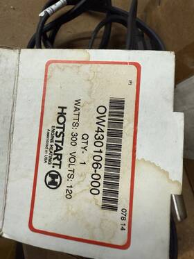 Hotstart Ow430106-000 300 Watts 120 Volt Immersion Heater