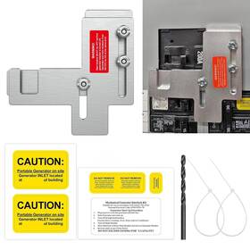 Hubrv Gik-sm200 Generator Interlock Kit Compatible With Siemens Or Murray 150 And 200 Amp Panels