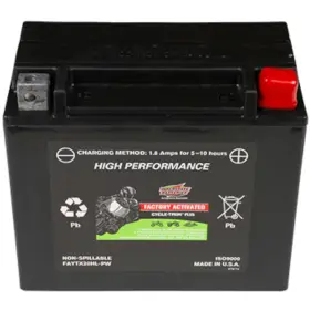 Faytx20hl-pw Interstate Batteries 12v 310 Cold Cranking Amps Cca Agm Battery