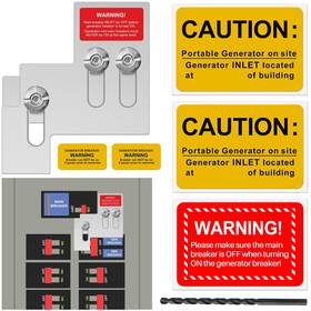 Inzizik Sqd100a-sv Generator Interlock Kit For Square D Qo Or Homeline 100 125 Amp Panels 3/