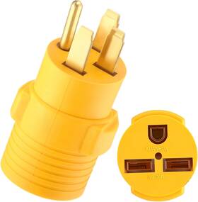 Kanayu Wae-kanayu-2557 50amp To 30amp Welder Adapter Compatible With Nema 14-50p 6-30r 4 Pro