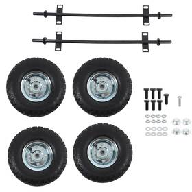 Kimllier Km-1574256-310701-lr Black Inflatable All Terrain Generator Wheel Kit Replacement For Predator 900
