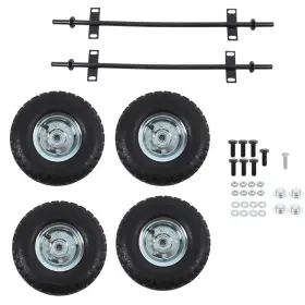Km-1574256-310701-lr Kimllier Black Inflatable All Terrain Generator Wheel Kit Replacement For Predator 900