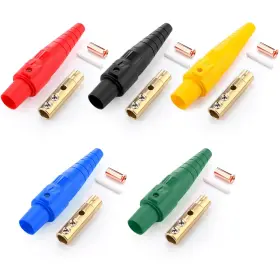 Thi-kingdder-1561 Kingdder 5 Pcs Cls40fb-c Female Camlock Power Connectors 2/0-4/0 Cam-lock Wir
