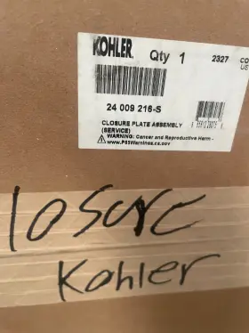 24009216s Kohler Closure Plate Assembly Generator Engine Sealed Box New
