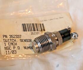 Kohler 352337 Sensor Switch Coolant Temperature High Shutdown Alarm Control Part