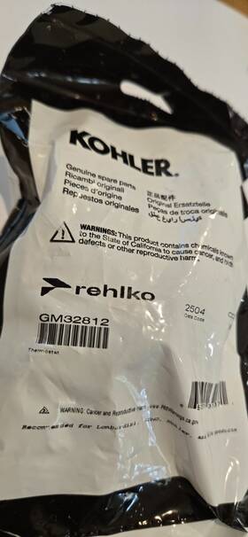 Kohler Gm32812 Thermostat Oem