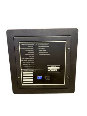 Kohler Gm85126 Rsa Iii Remote Serial Annunciator Panel Assembly Black