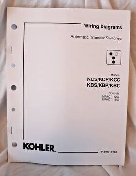 Kohler Tp-6917 Wiring Diagrams Automatic Transfer Switches Mpac 1200 1500