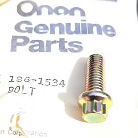Komatsu 6150-81-9120 Qty-5. Bolt Onan 186-1534 . 5 Pc Lot