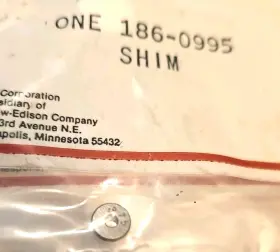 Kd150531-3500 Komatsu Qty-4 Shim Onan 186-0095 4 Pc Lot