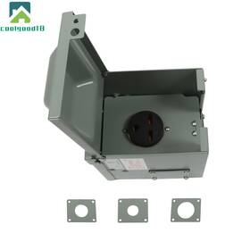 Labwork Cg752976ld 3 Prong 30 Amp 250 Volt Welding Power Outlet Box Nema 6-30r Panel