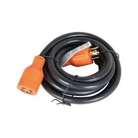 Labwork Law165774 Generator Extension Cord 15 Ft 4 Prong Power Cable 10 30 Amp