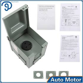 Labwork Lp669312ks 30 Amp 250v Welding Power Outlet Box Nema 6-30r Panel 3 Prong