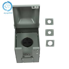 Labwork Su808752ku 30 Amp Nema 6-30r Power Outlet Panel Welding Box 3 Prong 250 Volt