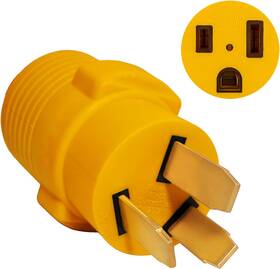 Lazmumi 445031957962 Nema 10-50p To 6-50r Welder Adaper Plug 50amp 240v 3 Prong Generator