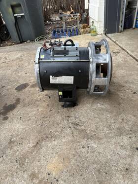Leroy-somer 150142 Partner Alternator Lsa 37 M6 A 1/4 240v 6kw 25a 60hz Phase1