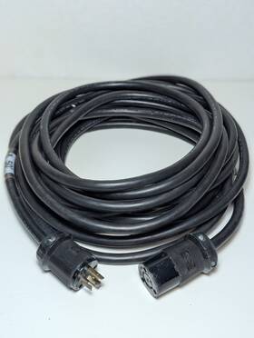 Lex 7000-50-l620 Hubbell 50ft 12/3 Soow 600v Nema L6-20 Locking Extension - #pe7000-50-l620