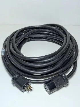 Pe7000-50-l620 Lex 7000-50-l620 Hubbell 50ft 12/3 Soow 600v Nema L6-20 Locking Extension - #pe7000-50-l620