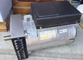Meccalte S20f-200 Mecc Alte 2-bearing Belt Drive Generator 14.4 Kw 120/240 Volt