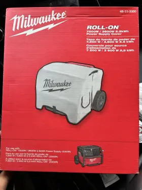48-68-0500 Milwaukee Heavy Duty Generator Cover - Fits Generators 28.7 Inch -by-28.9 -by-29.1