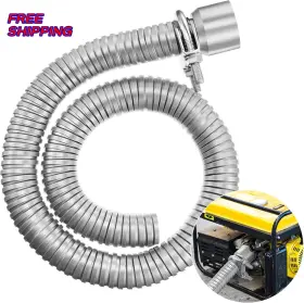 Hui-morningro-0456 Morningro 1 Set Generator Exhaust Extension Silencer Kit Universal Muffler New